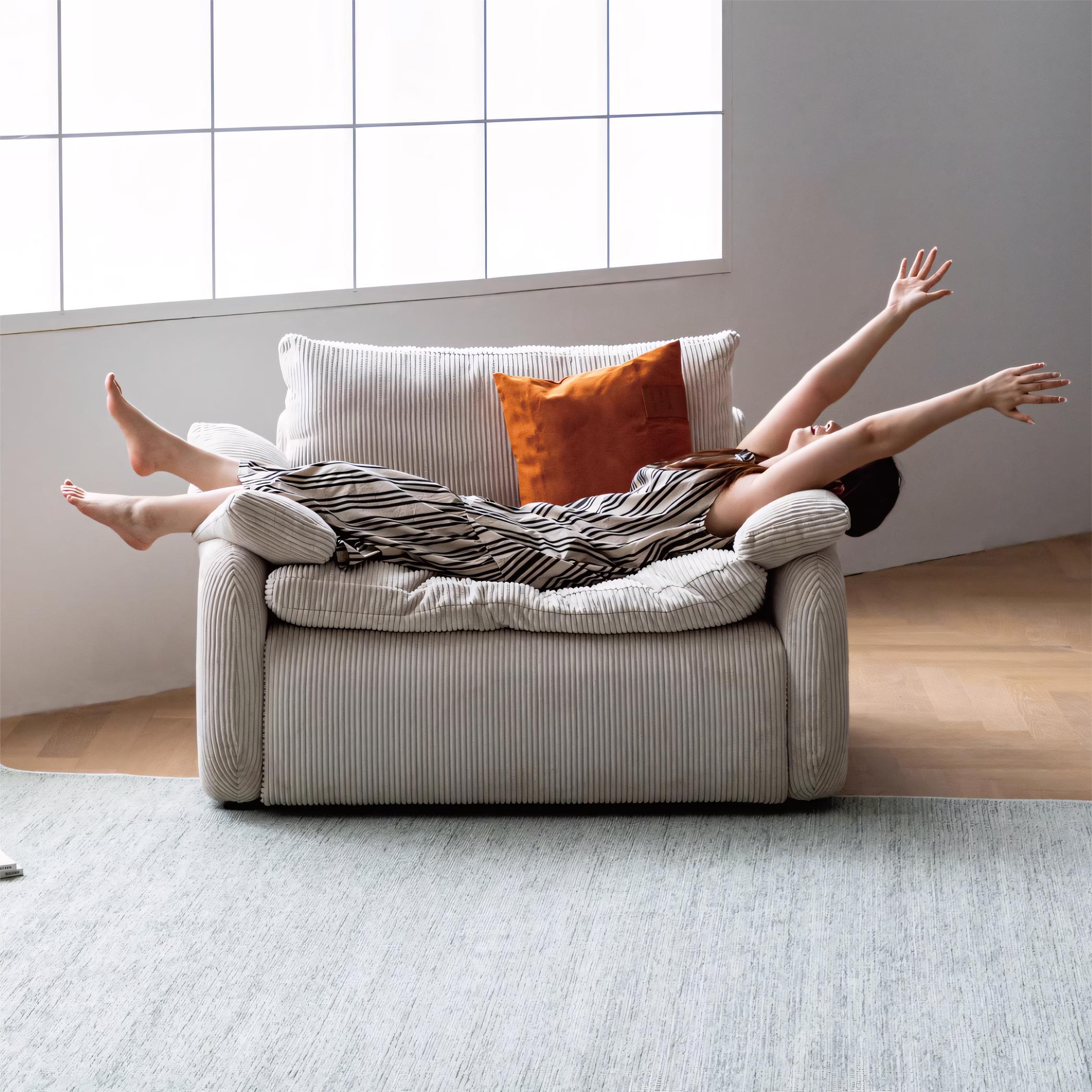 Celiso Fabric single sofa