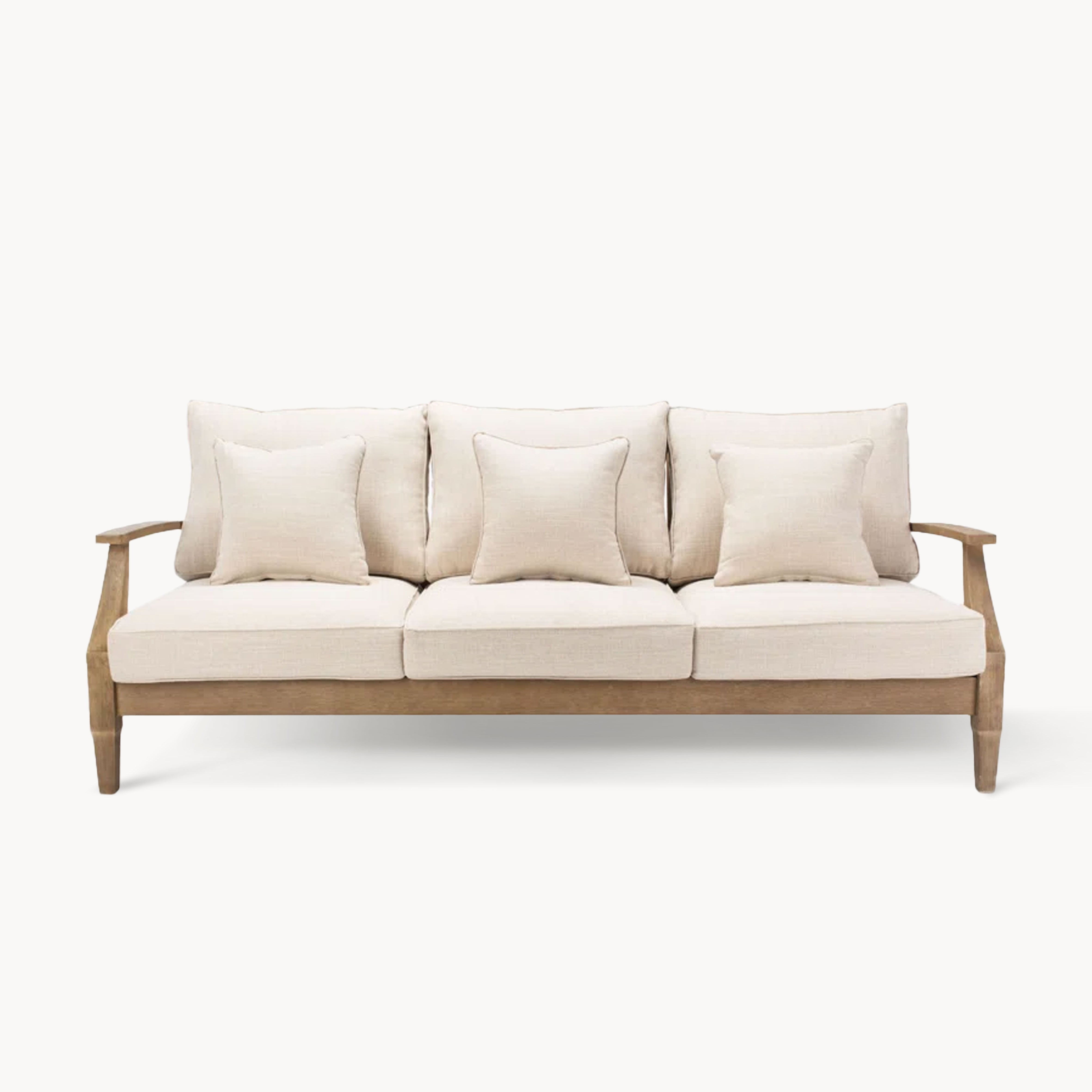 Zoneri Solid wood outdoor sofa