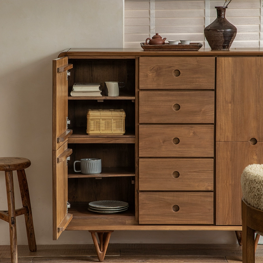 Lerpon Teak solid wood sideboard