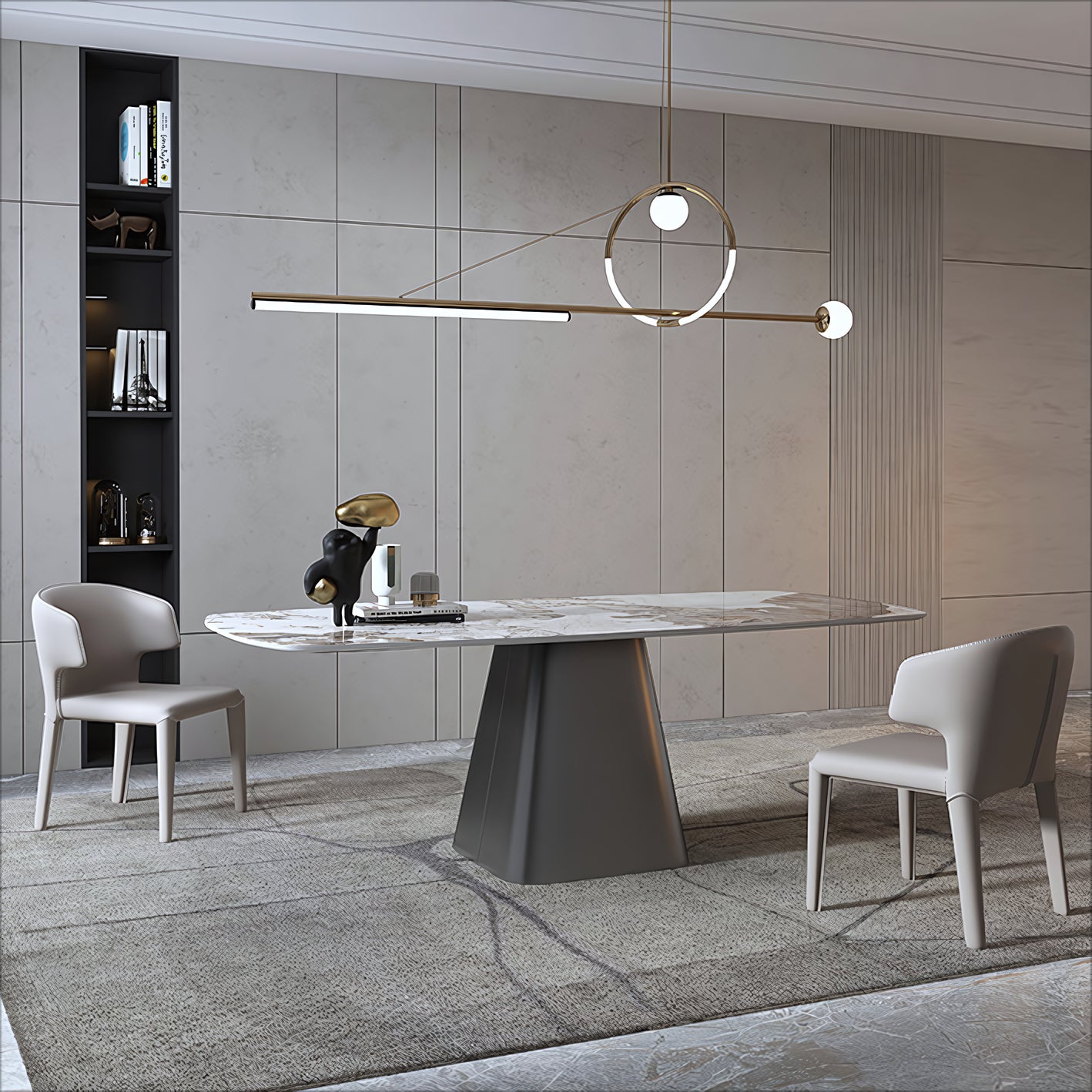 Dorali 2 pcs set-modern dining chair