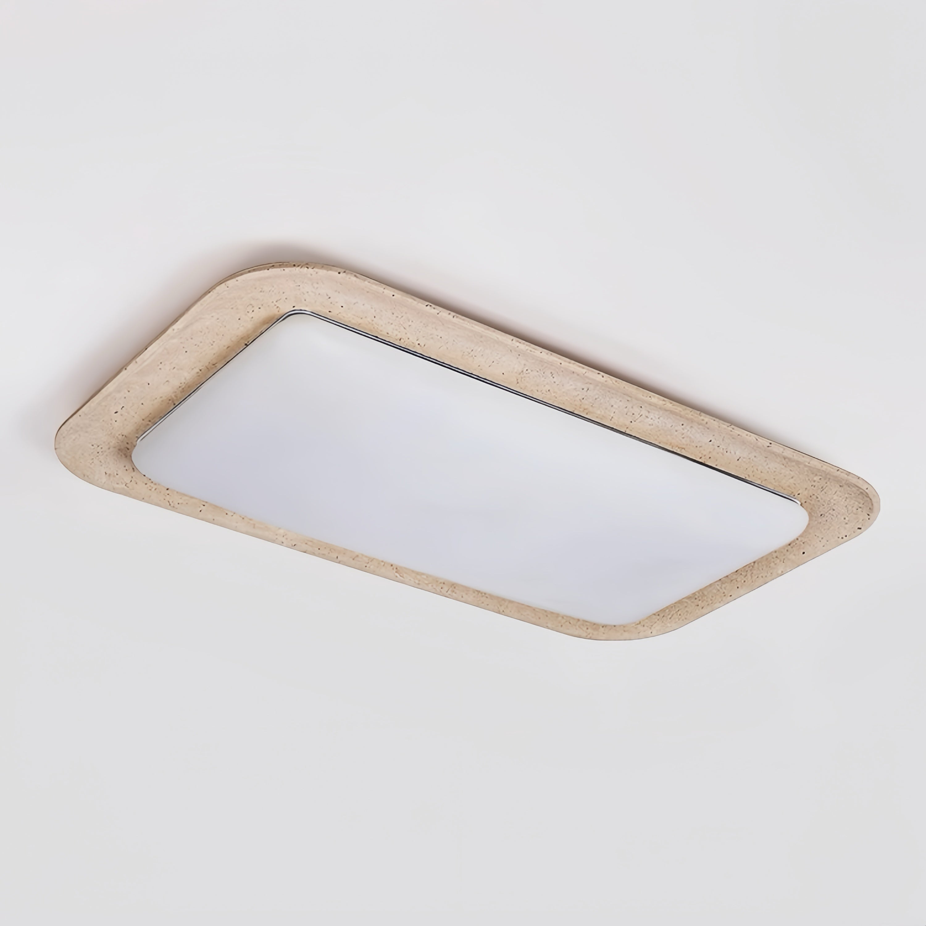 Danas Beige travertine ceiling light