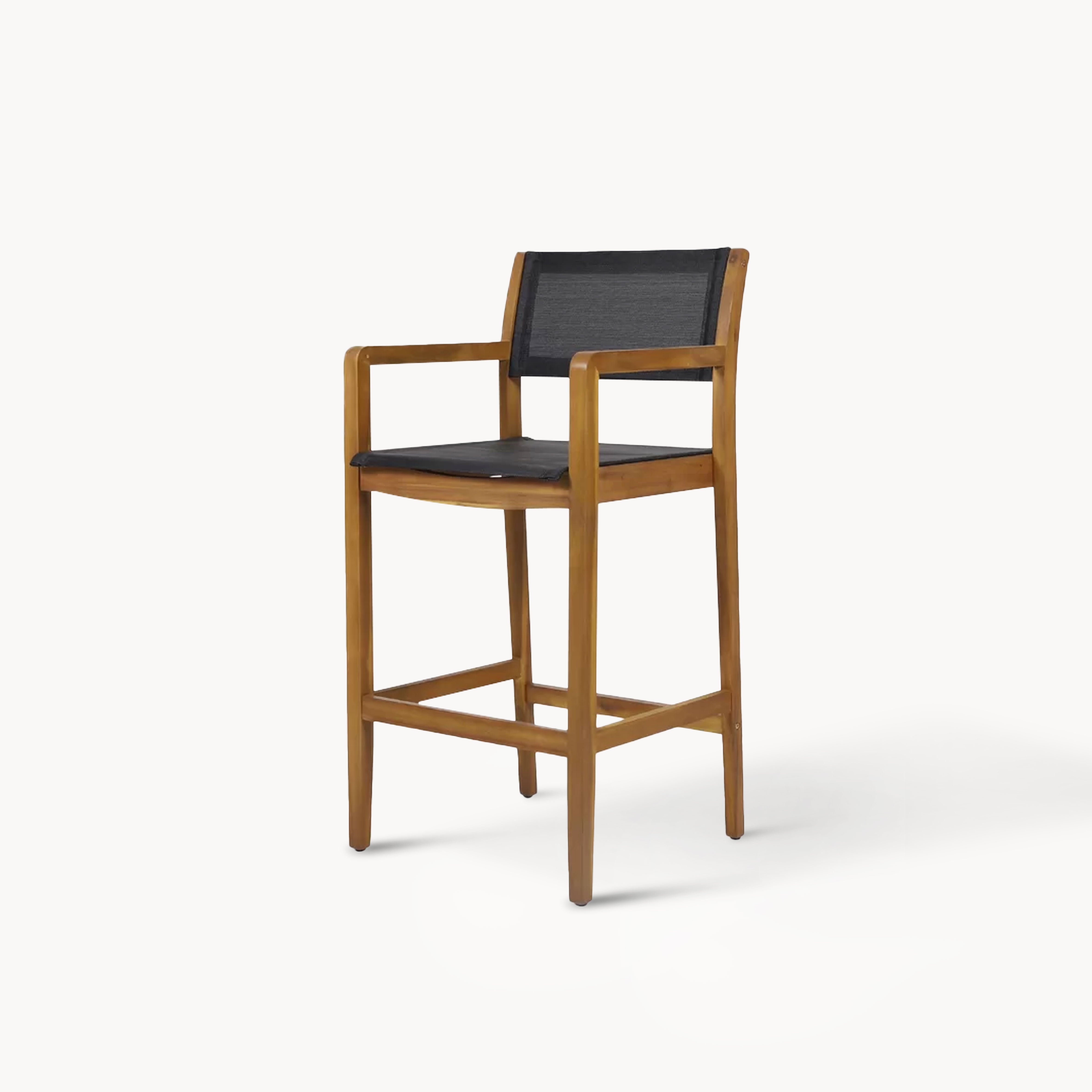 Kergin Solid wood bar stool
