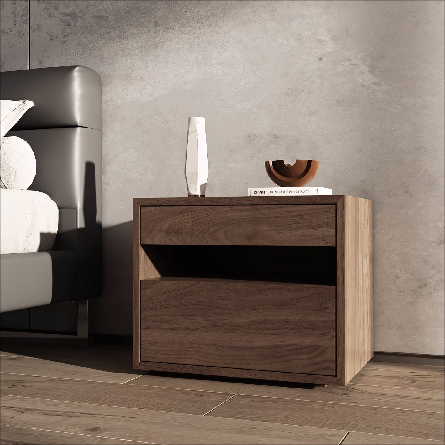 Nosbina 2pcs minimalist nightstands
