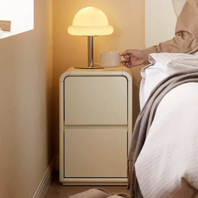 Vazbis 2pcs solid wood nightstands