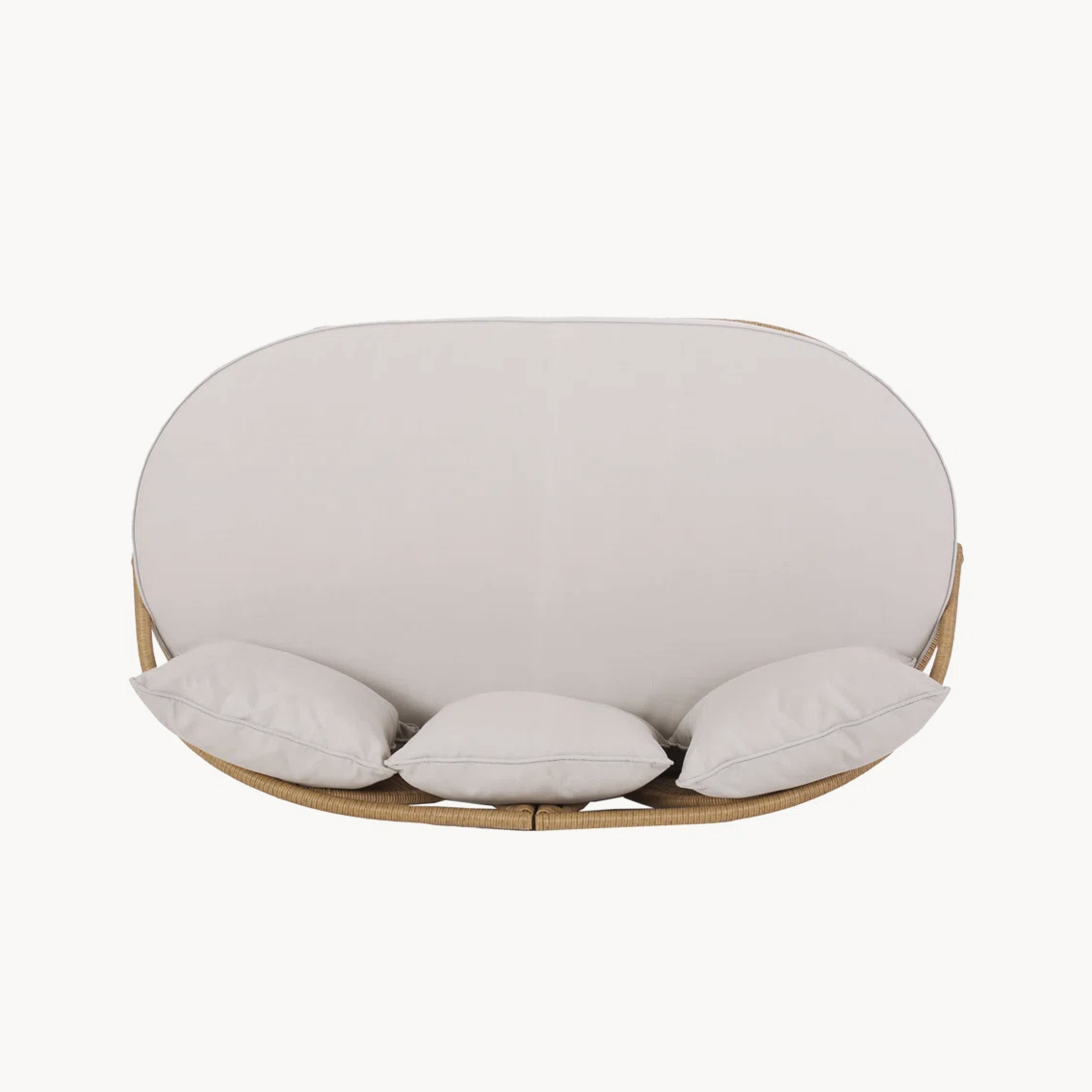 Peranx Aluminum alloy rattan outdoor chaise lounge sofa bed