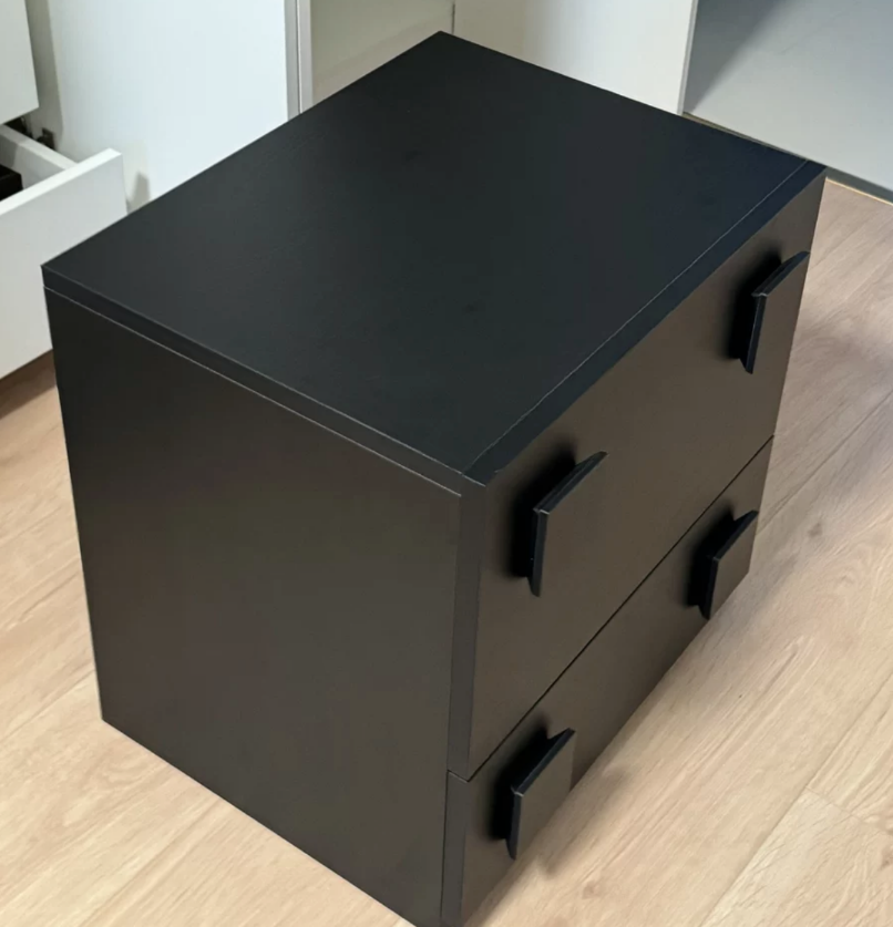 Tiwan 2pcs modern nightstands