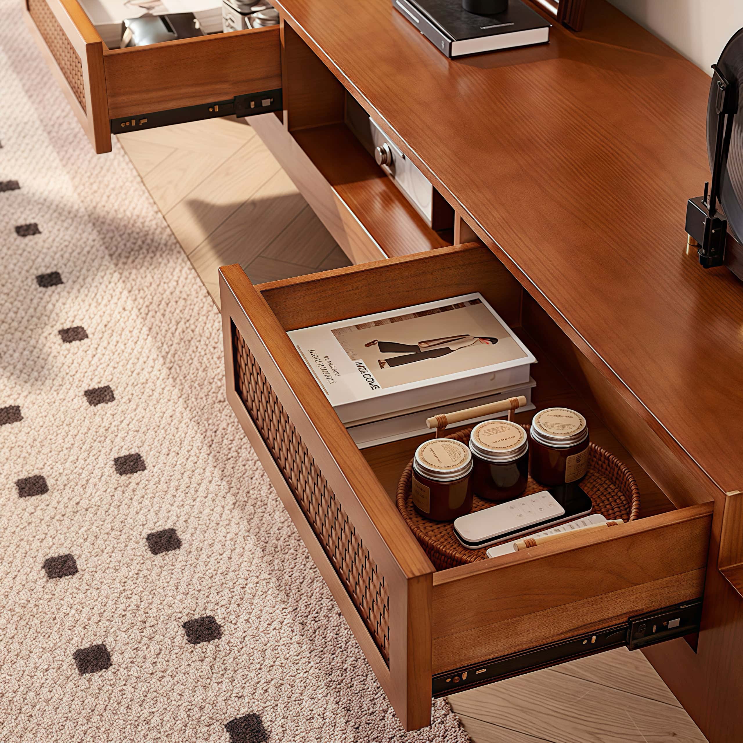 Sylanx Solid wood chest of drawers