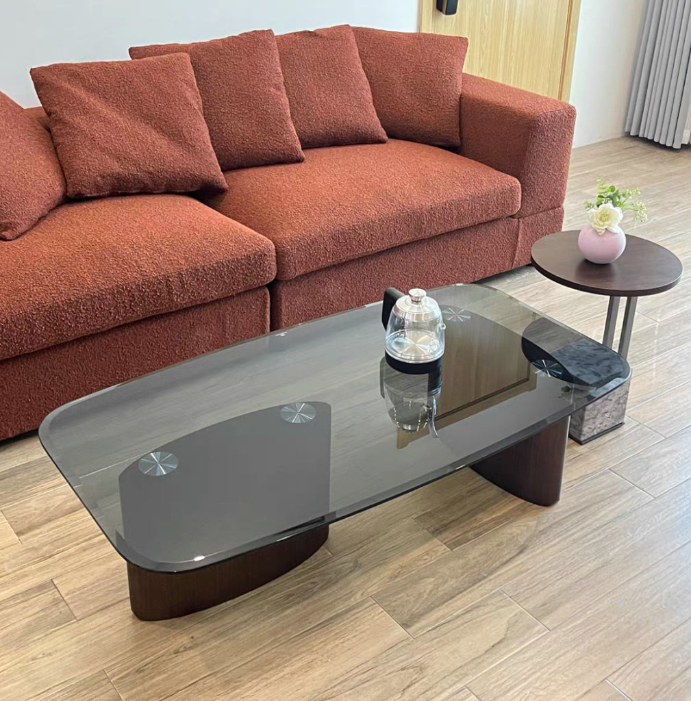 Doreva Minimalist coffee table side table set