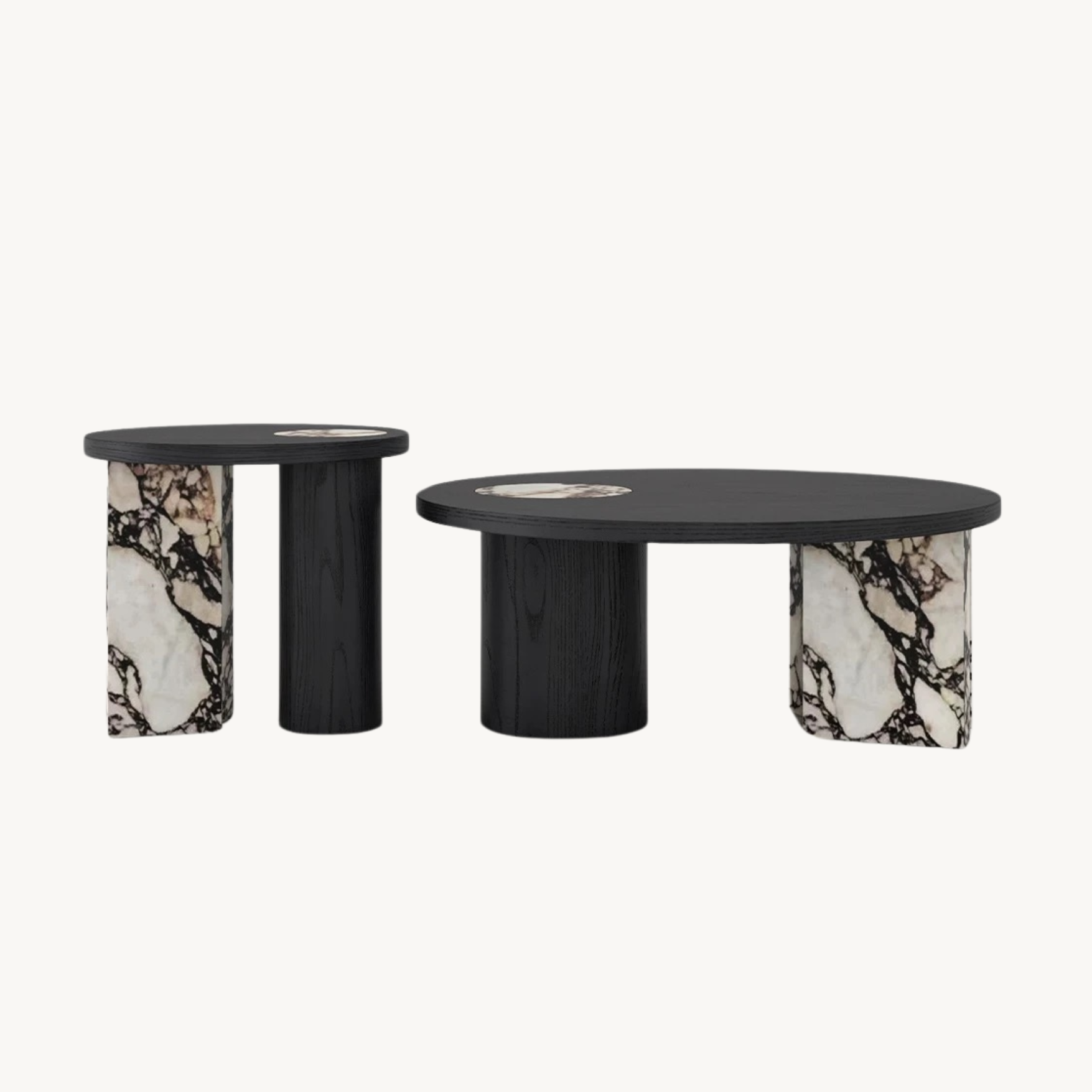 Resnova Modern coffee table side table set