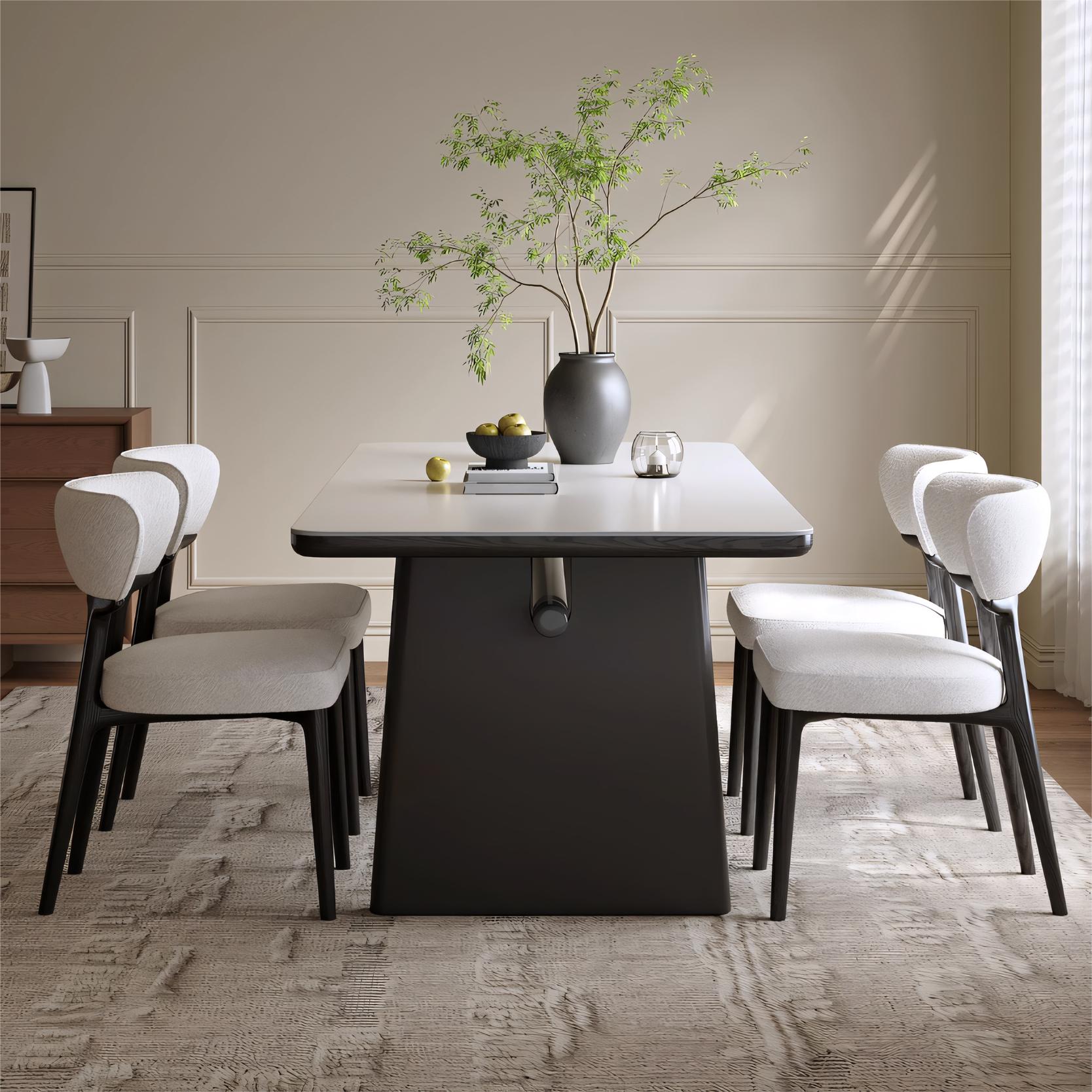Timita Sintered stone rectangular dining table