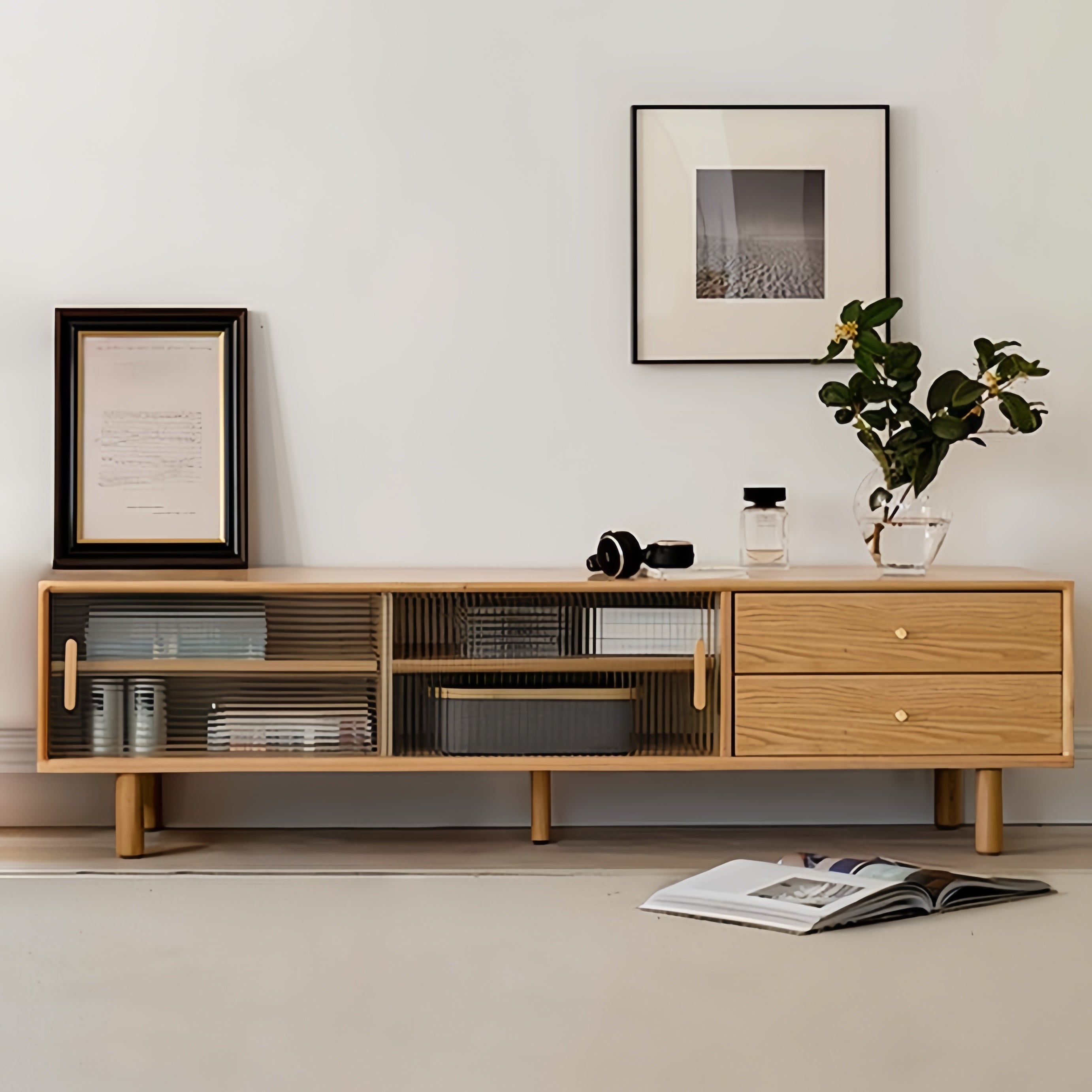 Bevra Solid wood TV cabinet