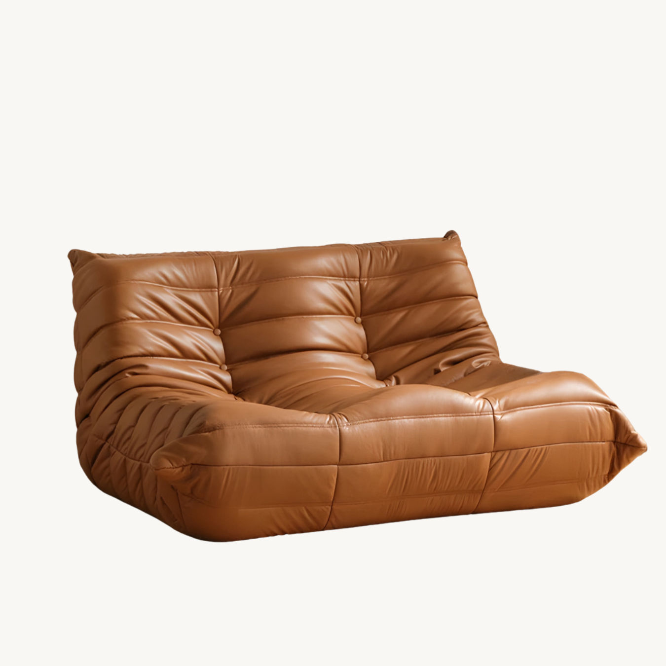 Likuro Wrinkled body fitted straight sofa