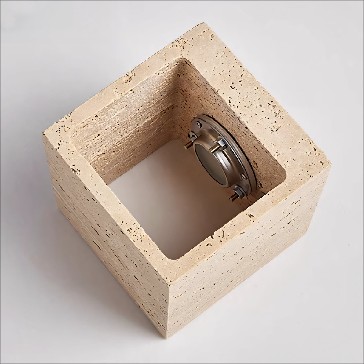 Renita 2pcs yellow travertine rubberwood wall lights bedside lights-A