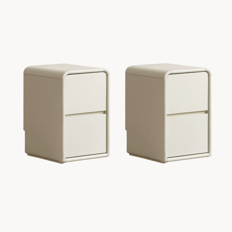 Vazbis 2pcs solid wood nightstands