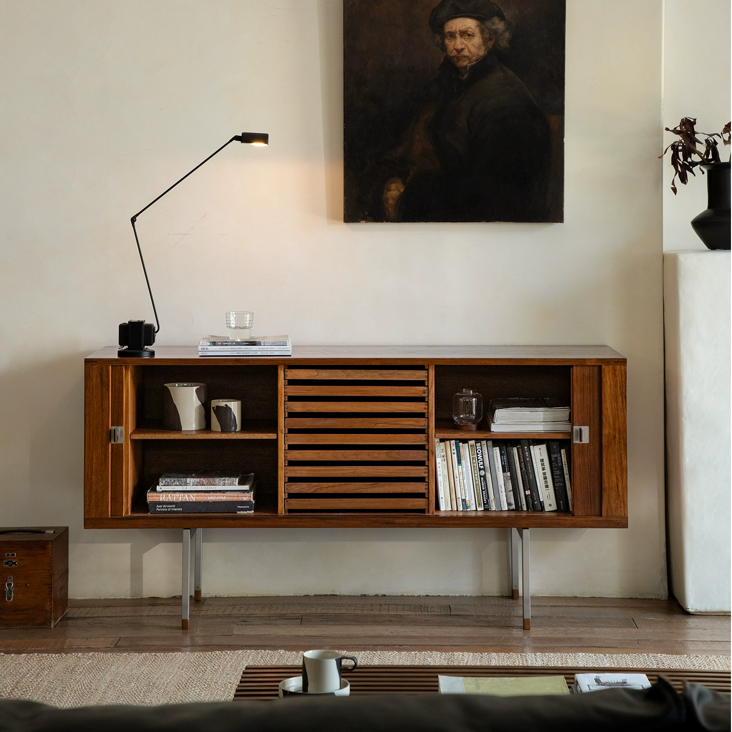 Nyphel Teak solid wood sideboard