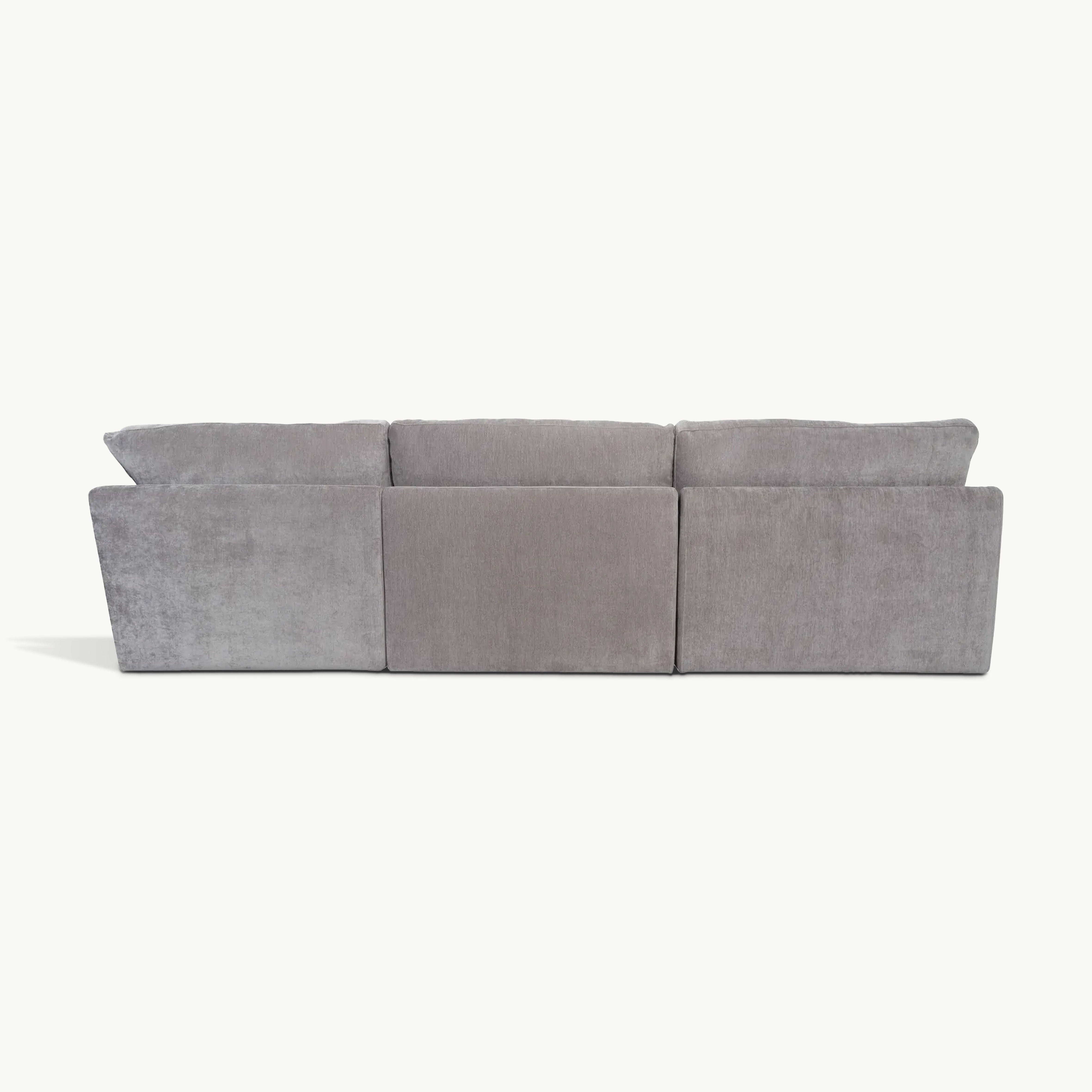Borica Fabric modular sofa with chaise lounge