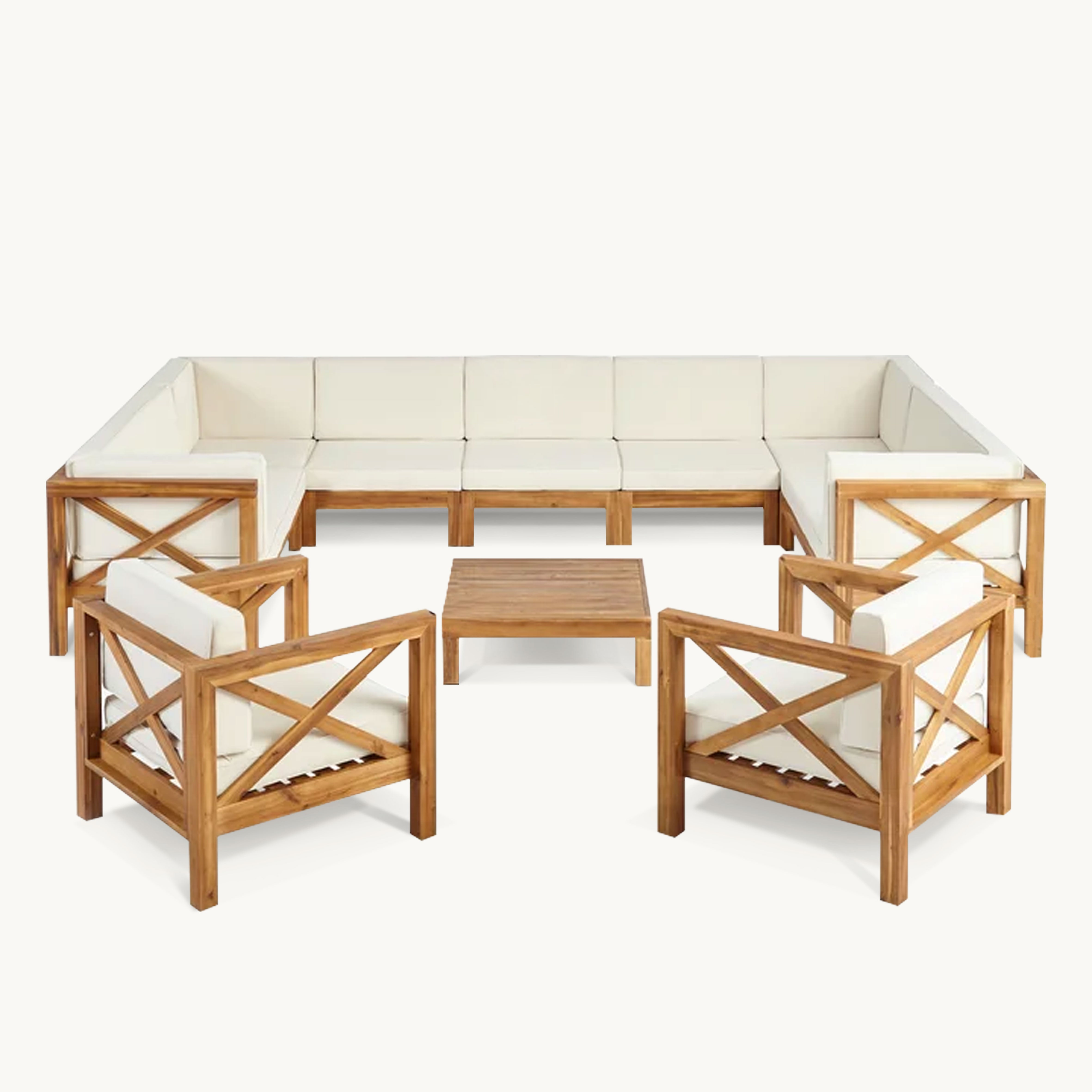 Rilinzo Solid wood outdoor sets