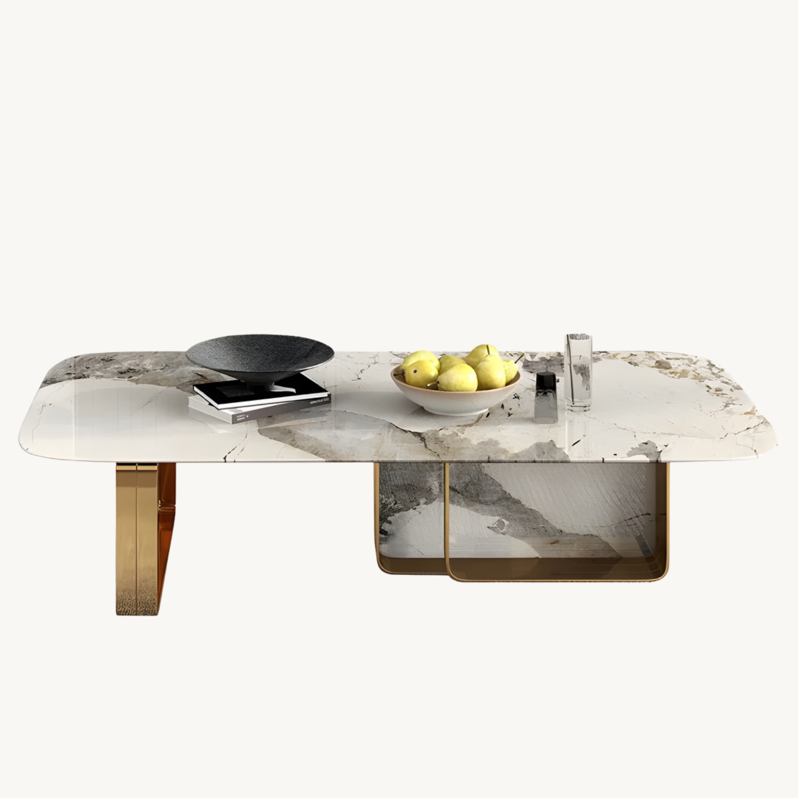 Feronico Light luxury rectangular coffee table