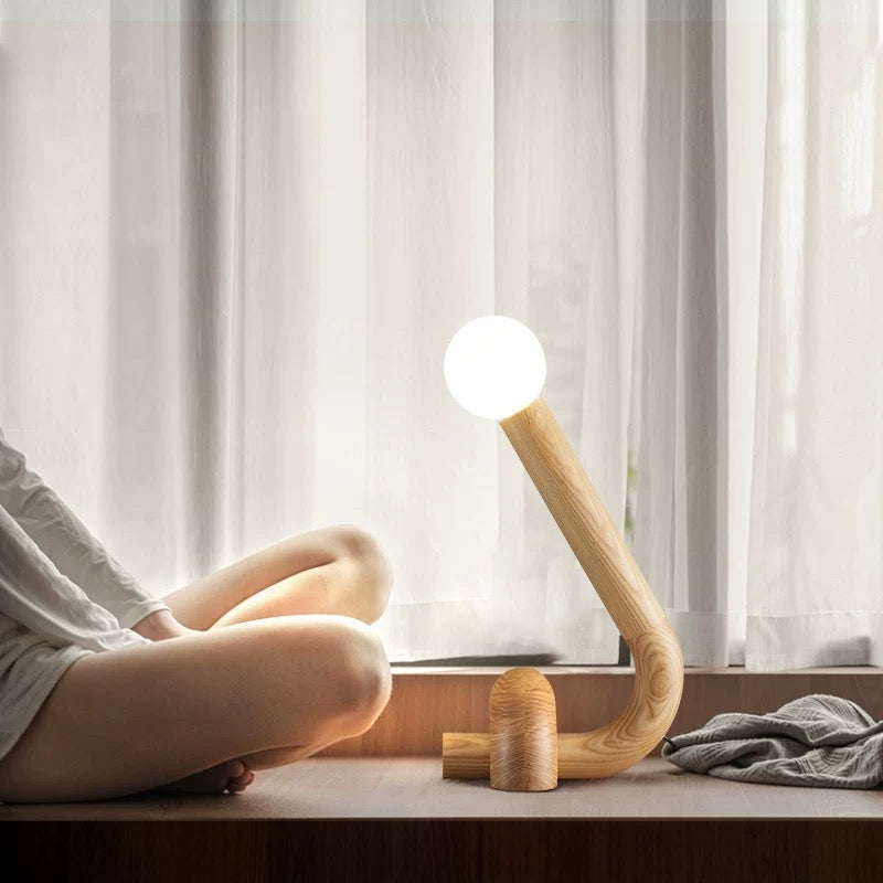 Flene Solid wood lamp