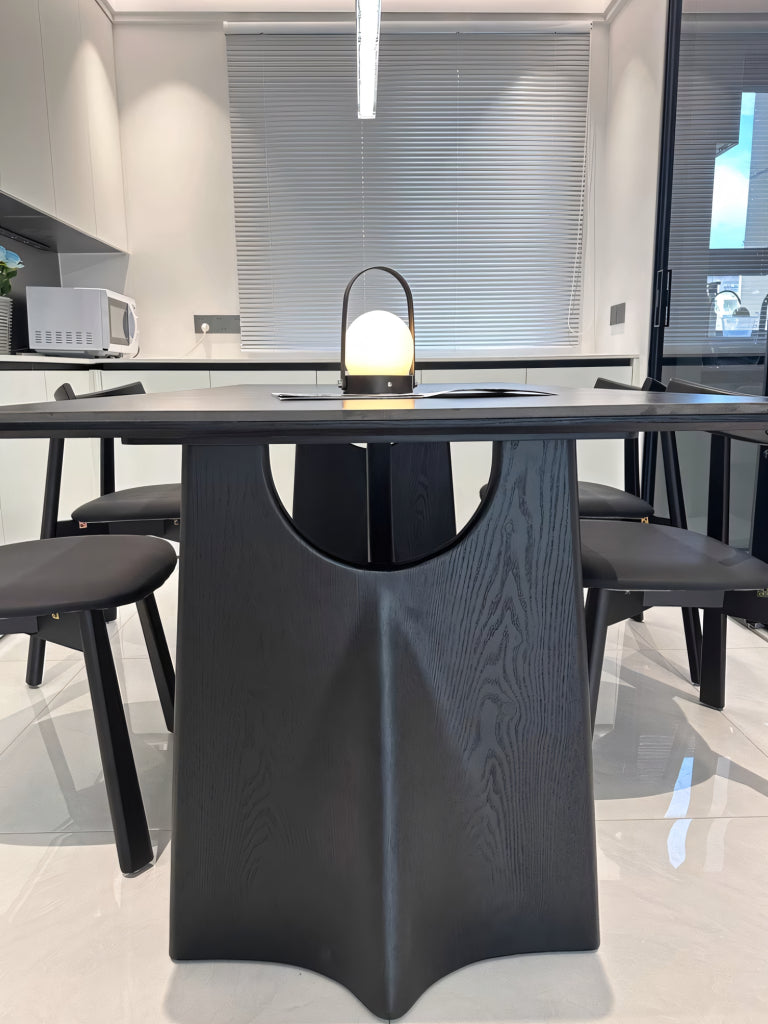 Yaleo  Sintered stone rectangular dining set