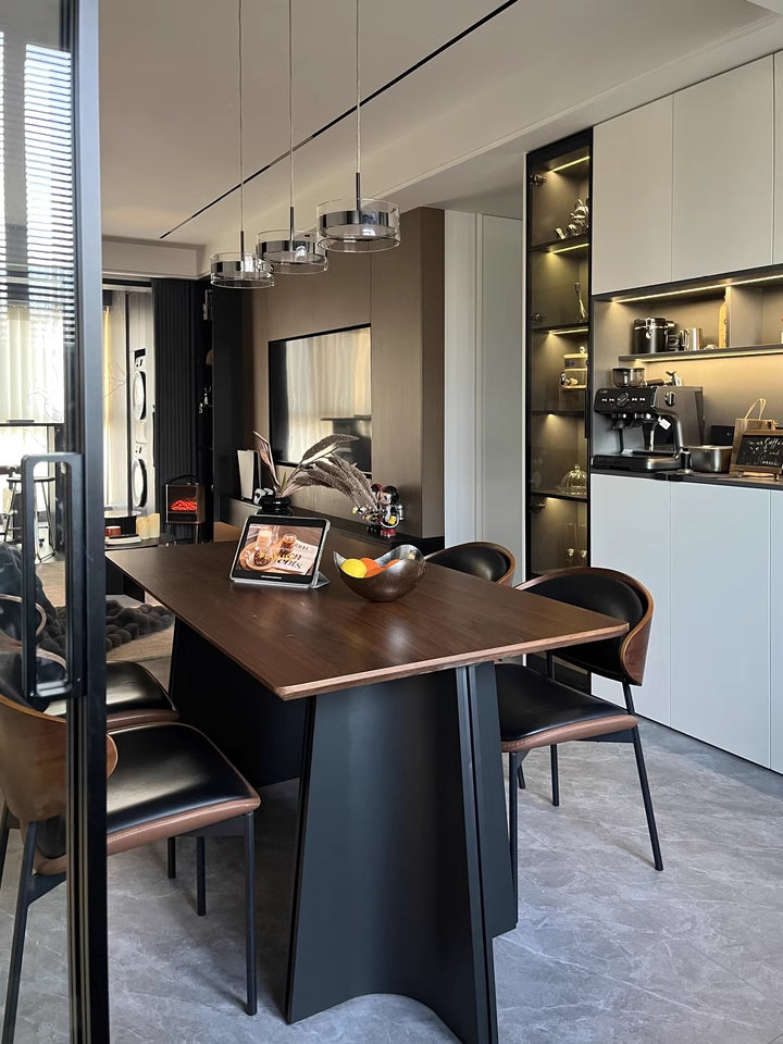 Solena Minimalist rectangular dining set