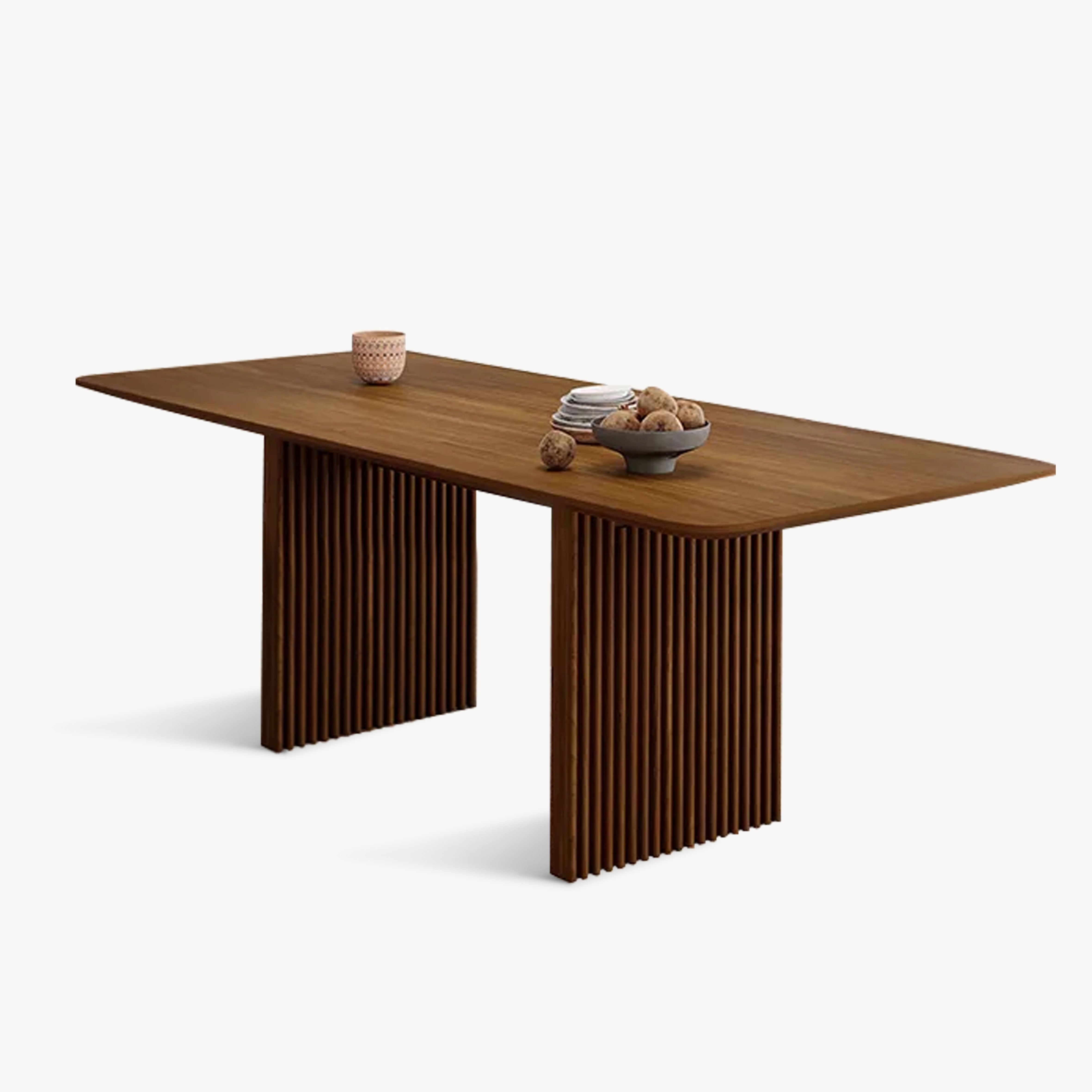 Dohma Solid wood rectangular dining table