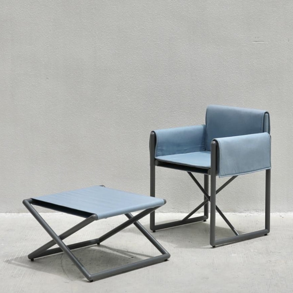 Grida Minimalist aluminum alloy outdoor chair