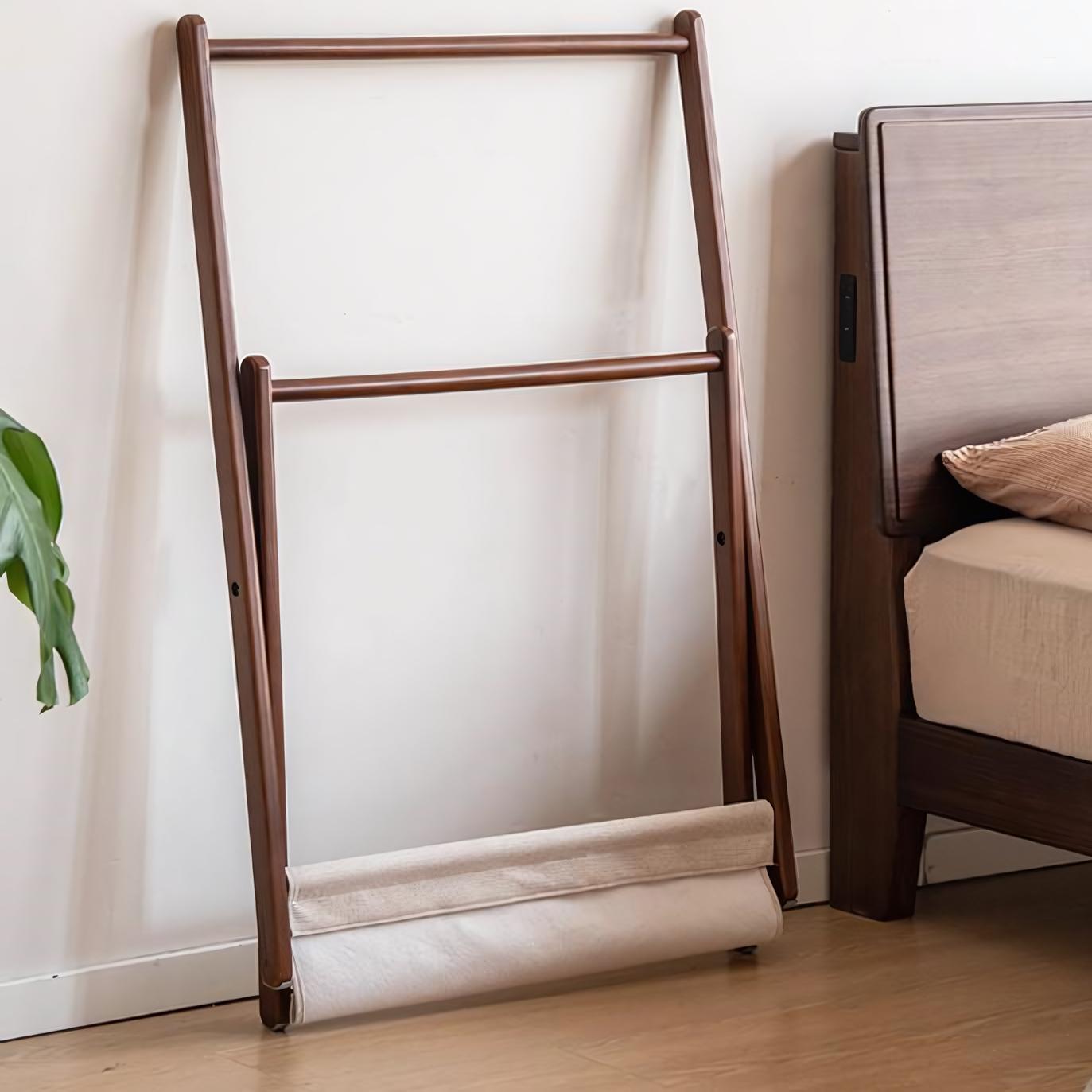 Irrax Solid wood folding clothes rack