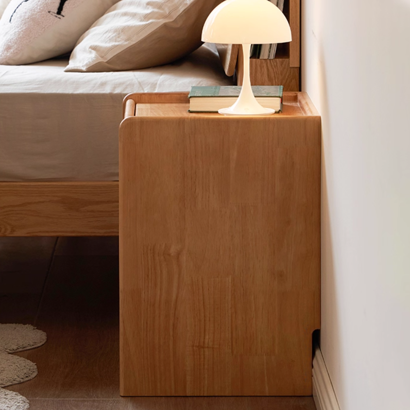 Biadra 2pcs solid wood nightstands