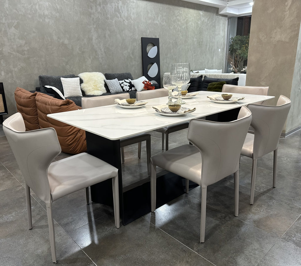 Bronde Sintered stone rectangular dining table