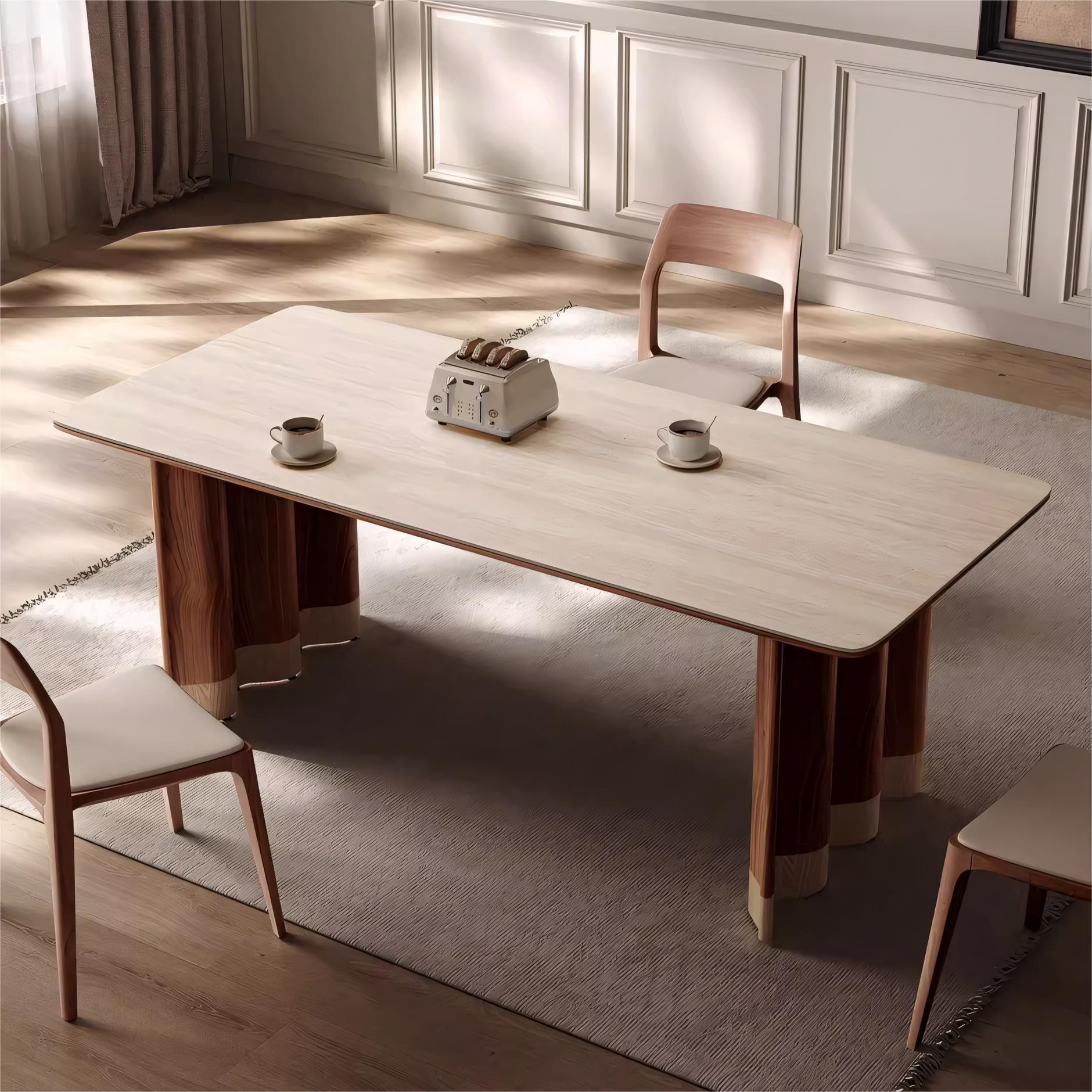 Junado Sintered stone rectangular dining table