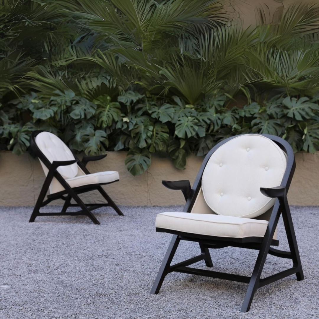 Giran Outdoor teak lounge chair