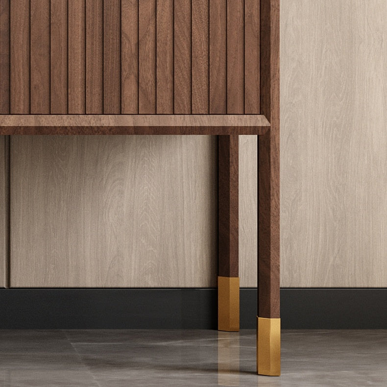 Melra Wooden marble sideboard-A