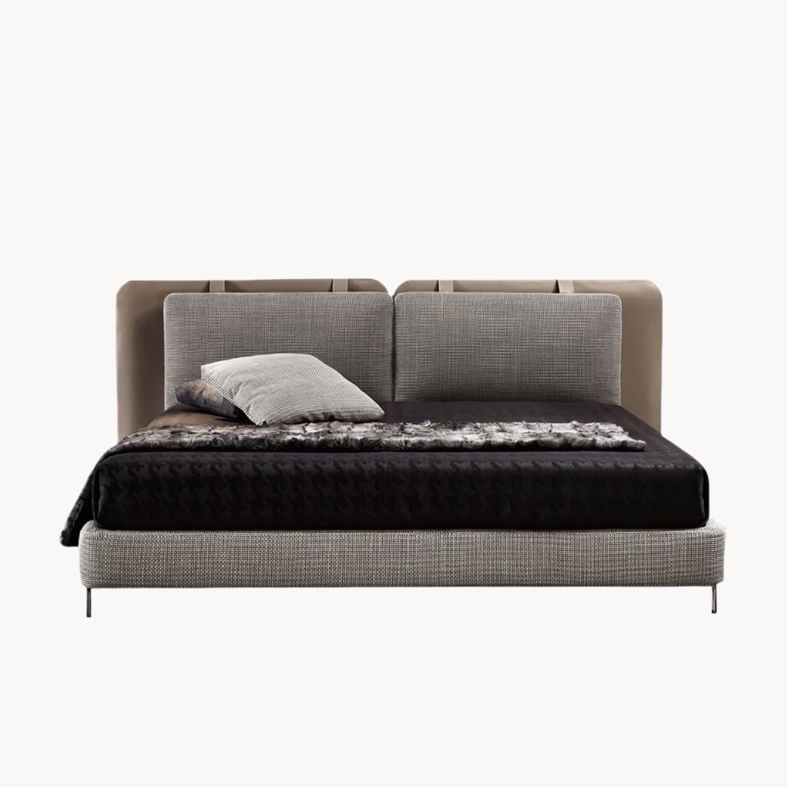 Biltro Leather double bed