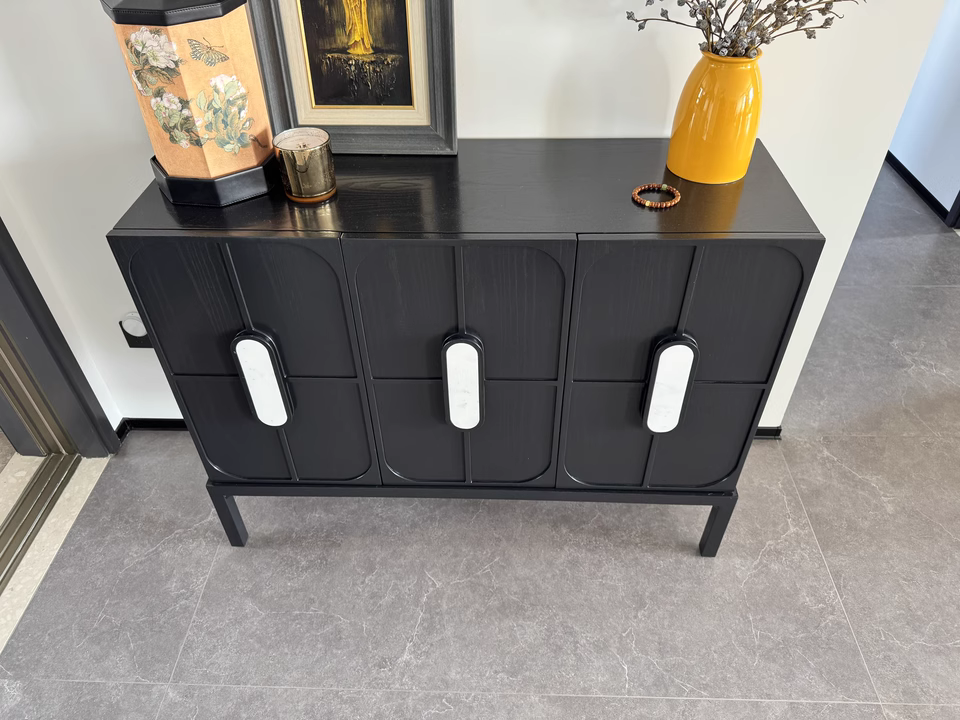 Zalro Wooden marble sideboard-B