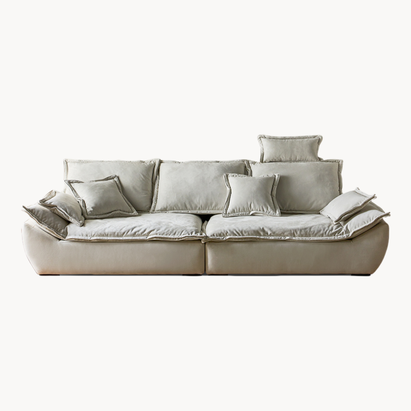 Tarozo Washable fabric straight sofa