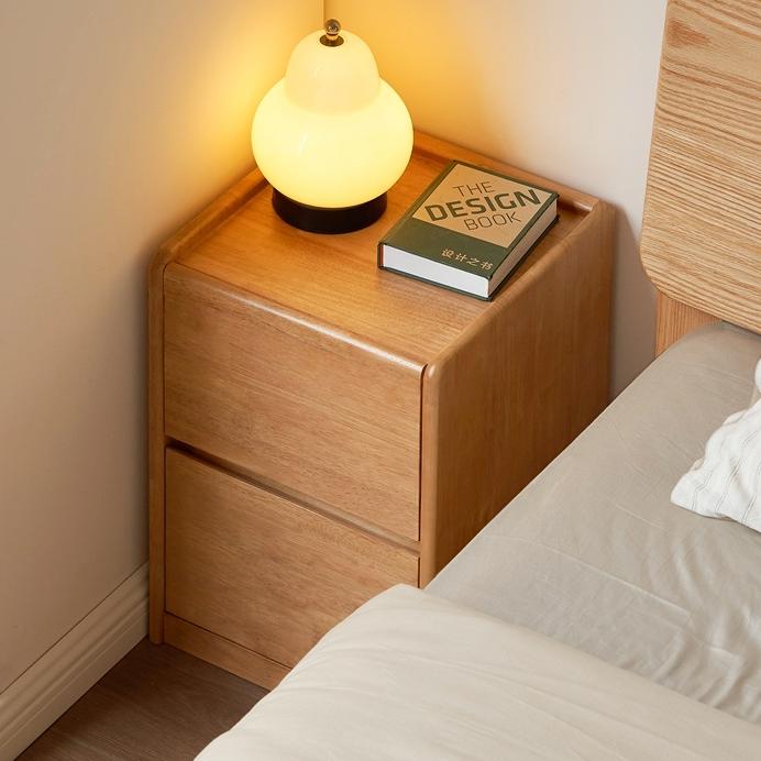 Biadra 2pcs solid wood nightstands