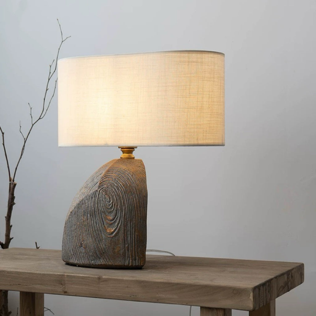 Hushey Resin fabric lamp
