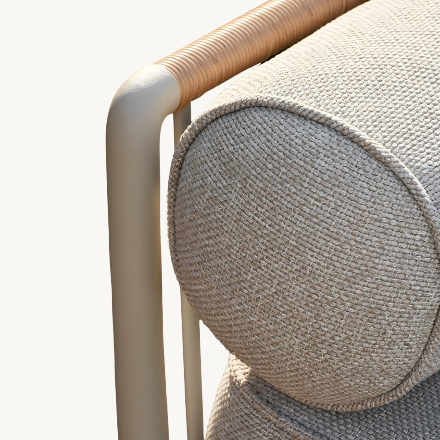 Higotor Outdoor teak double seat sofa with coffee table