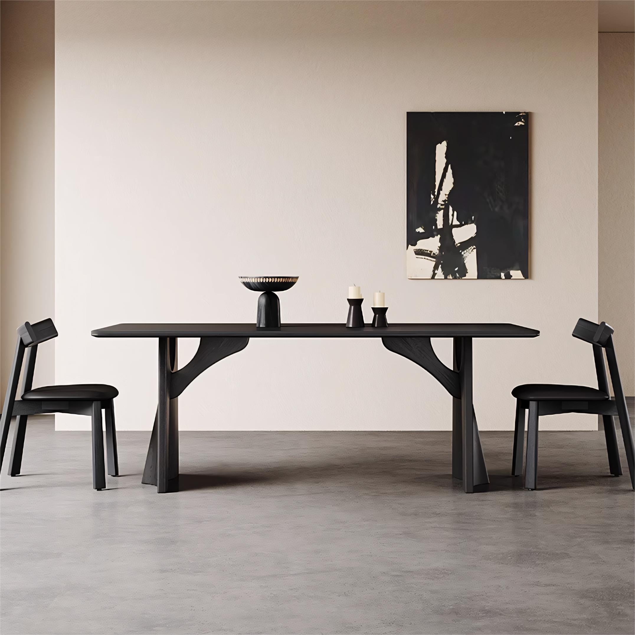 Yaleo  Sintered stone rectangular dining set