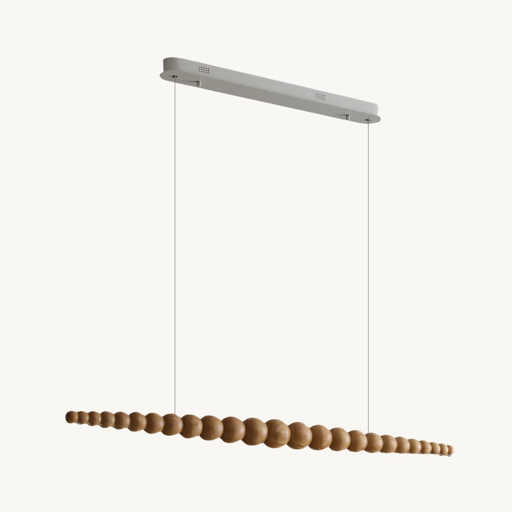 Drines Solid wood  beads pendant light