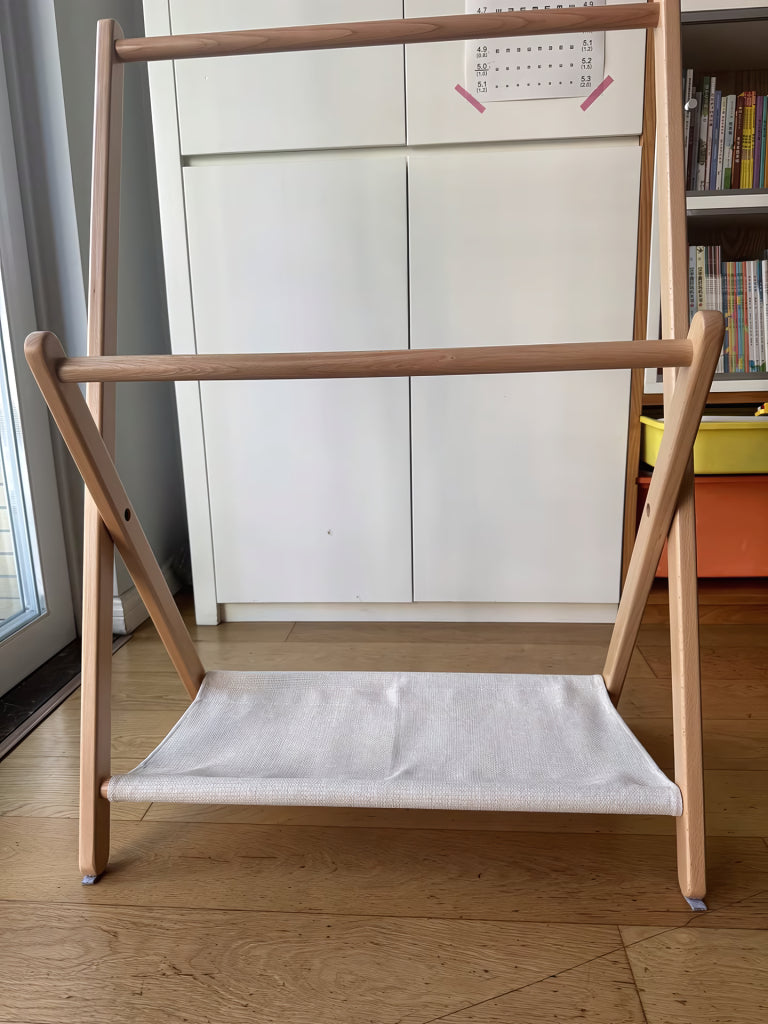 Irrax Solid wood folding clothes rack