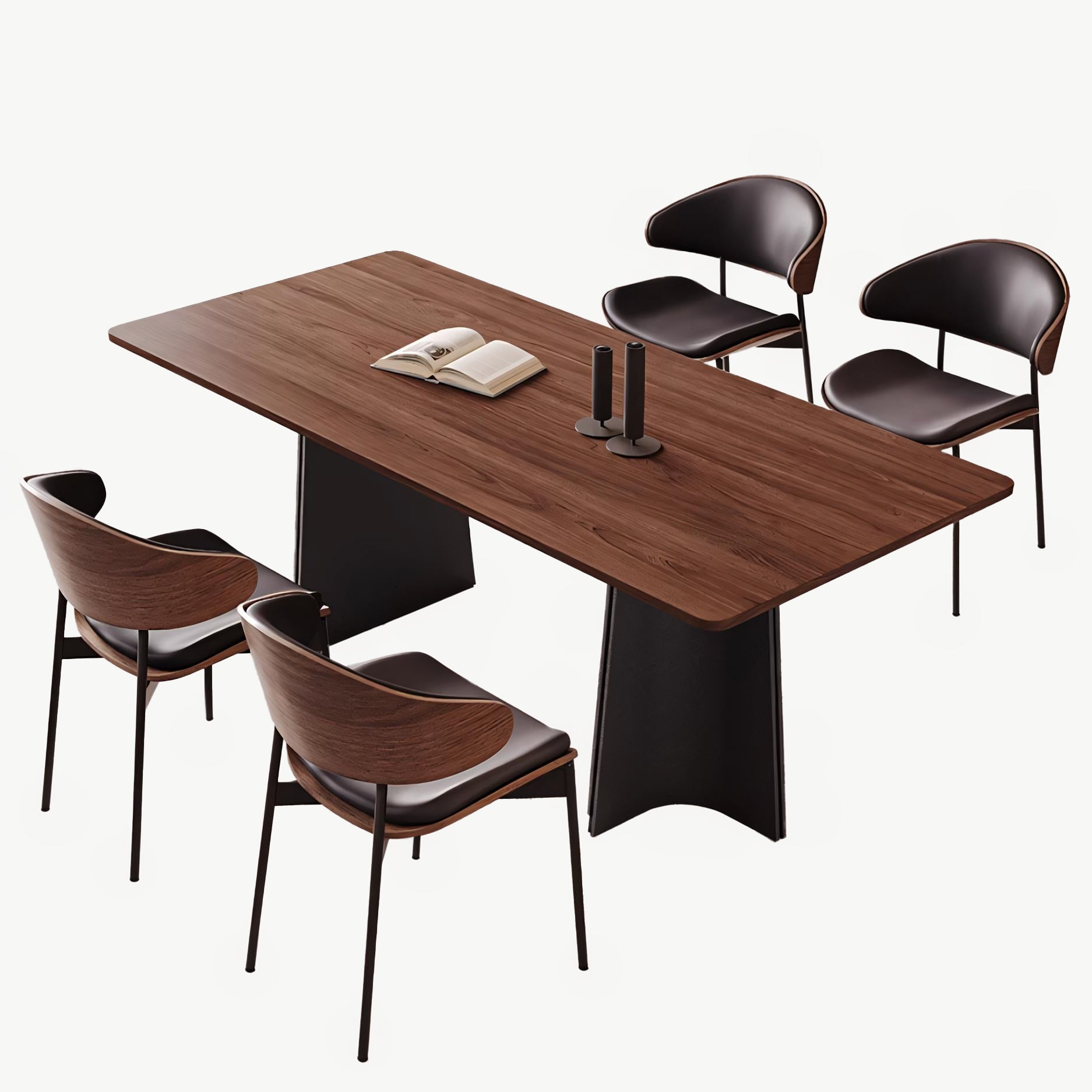 Solena Minimalist rectangular dining set
