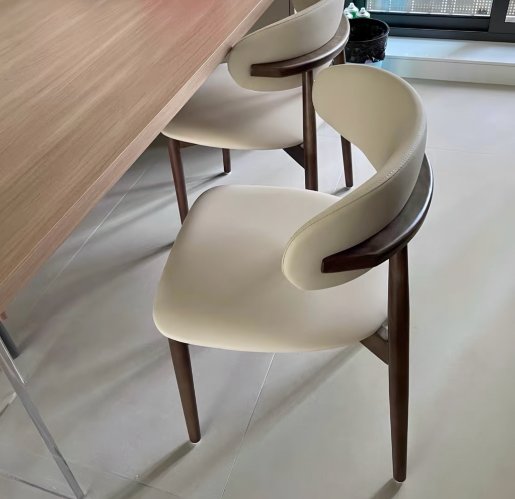 Obesia 2pcs set-ash solid wood dining chair