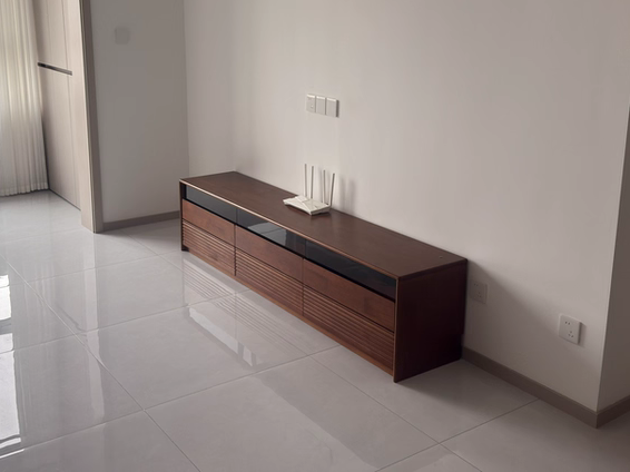 Azzo Solid wood TV cabinet