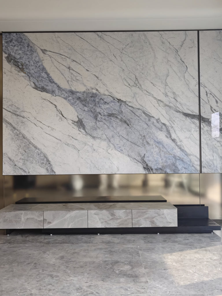 Morra Expandable sintered stone TV cabinet