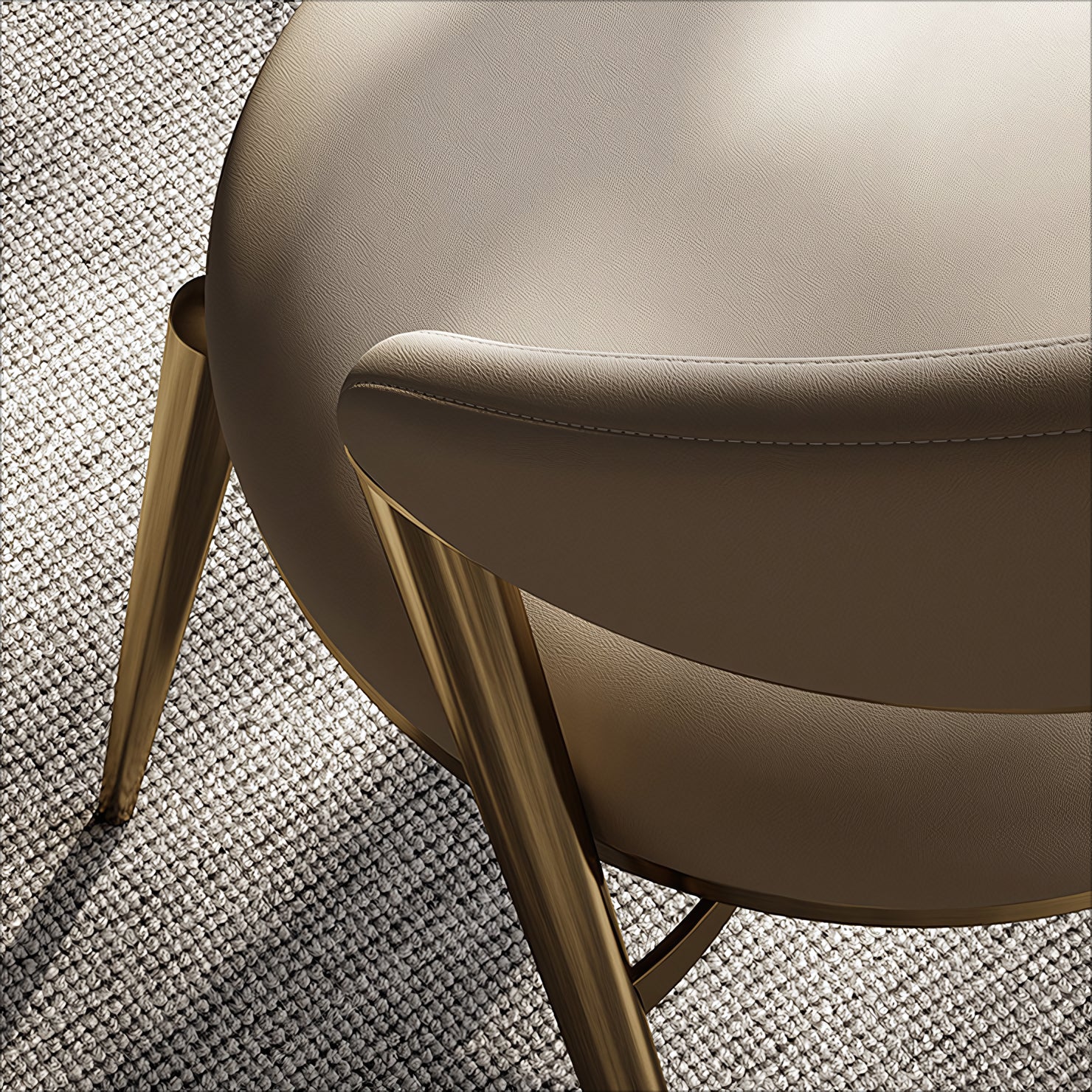 Sevian 2 pcs set-light luxury dining chair