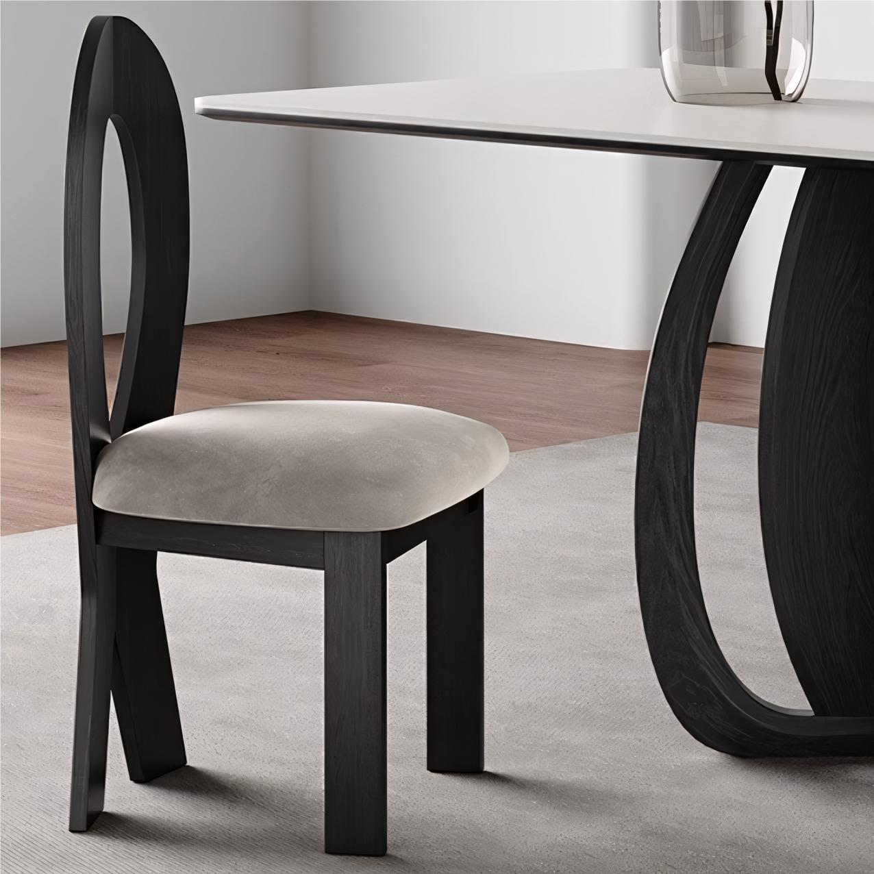 Faloma Sintered stone rectangular dining set