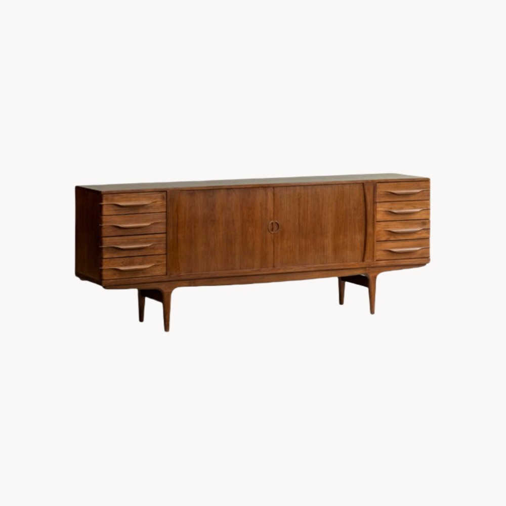Hespel Teak solid wood sideboard