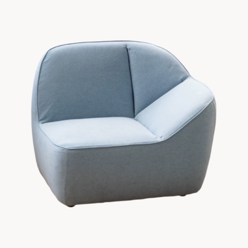 Zecir Fabric single sofa